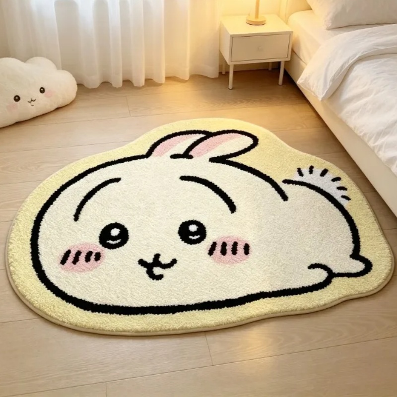 Home Bathroom Supplies - Chiikawa Cartoon Teppich Anime Hachiware Usagi