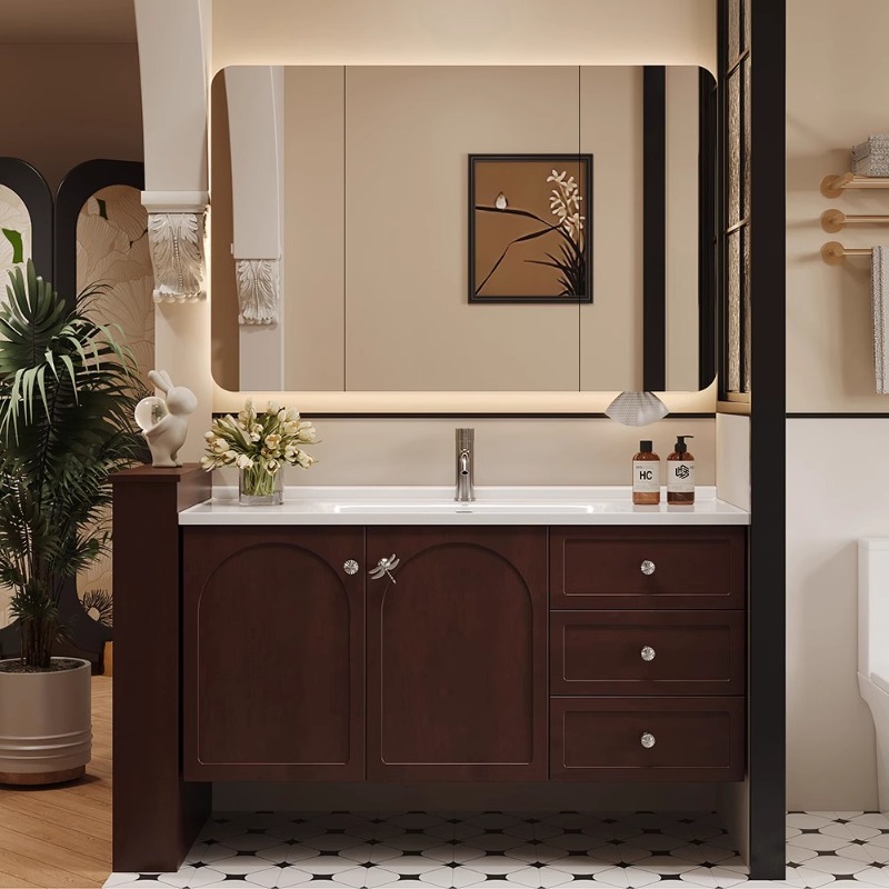 Home Bathroom Vanity Combo - Wand-Hamaki Badezimmerschrank-Organizer, Aufbewahrung, Parfüm, Spiegel, Funky