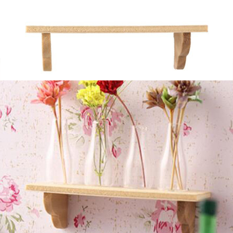Home Bathroom Furniture - 1 Stück 1:12 Puppenhaus Holz-Wandregal Badezimmer-Aufbewahrungsregal