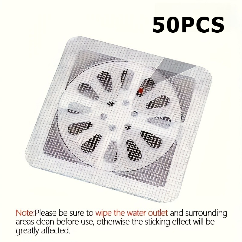 Drain Hair Catcher - 20/30/50 Stück Duschablauf-Haarfänger-Aufkleber, selbstklebendes Abflussfilternetz zur
