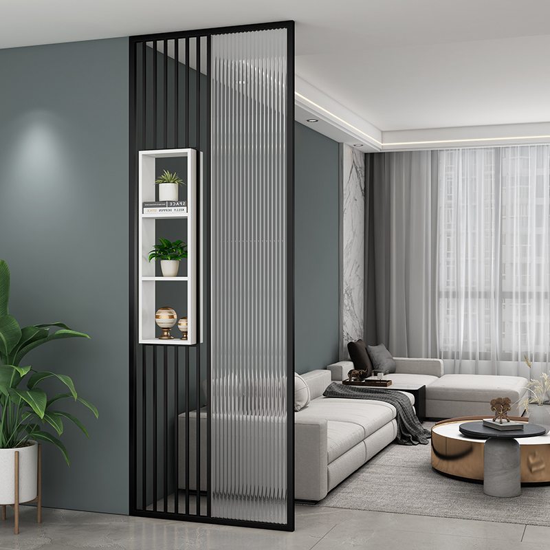 Home Bathroom Partition - Einfache, moderne Trennwände aus gewelltem gehärtetem
