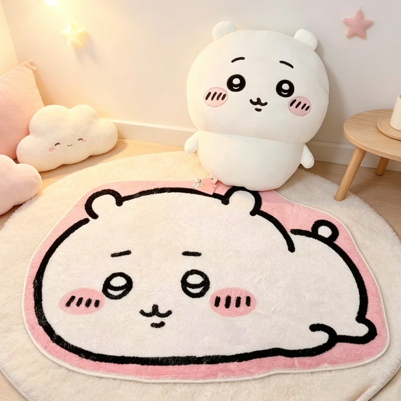 Home Bathroom Supplies - Chiikawa Cartoon Teppich Anime Hachiware Usagi