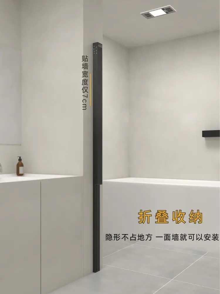 Unsichtbarer klappbarer Dusch  – Home Bathroom Partition Bewertung und Preis