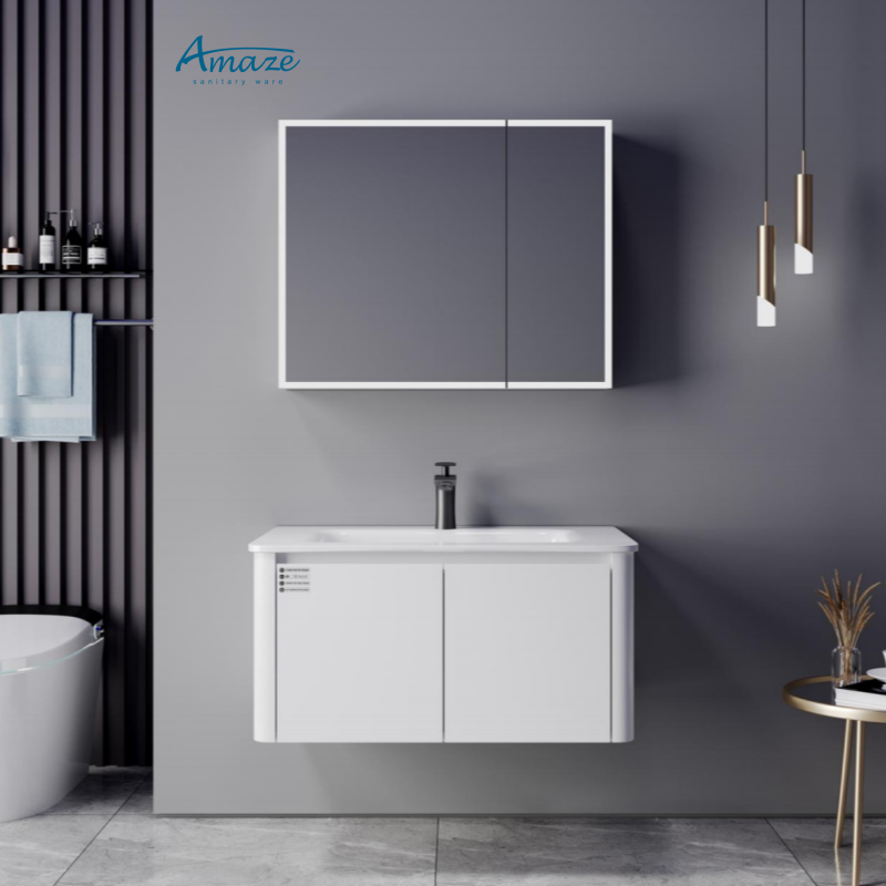 Badezimmerschrank AMAZE Modern – Home Bathroom Vanity Combo Bewertung und Preis
