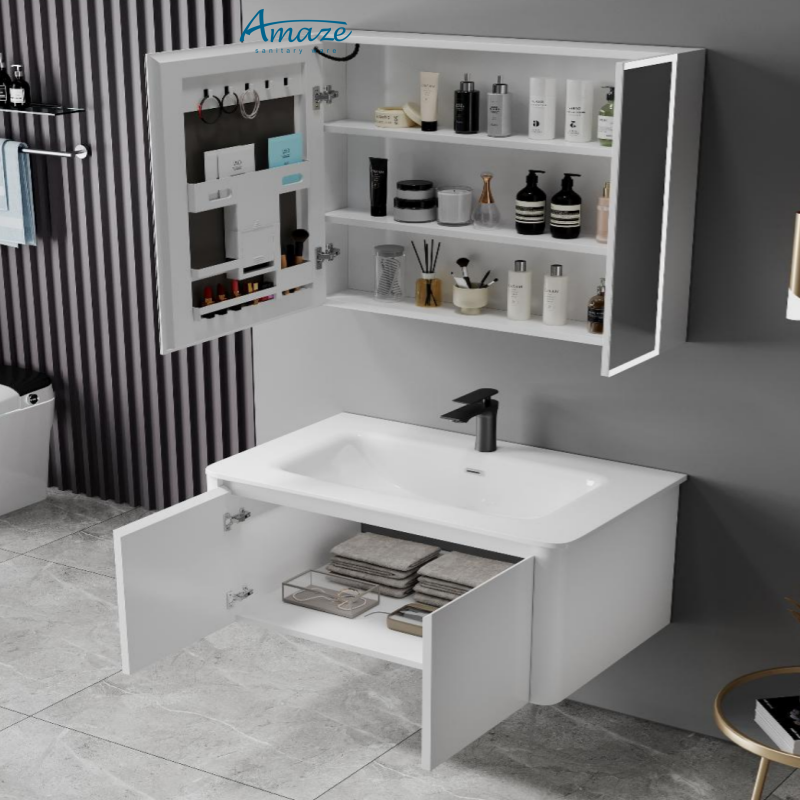 Badezimmerschrank AMAZE Modern – Home Bathroom Vanity Combo Bewertung und Preis
