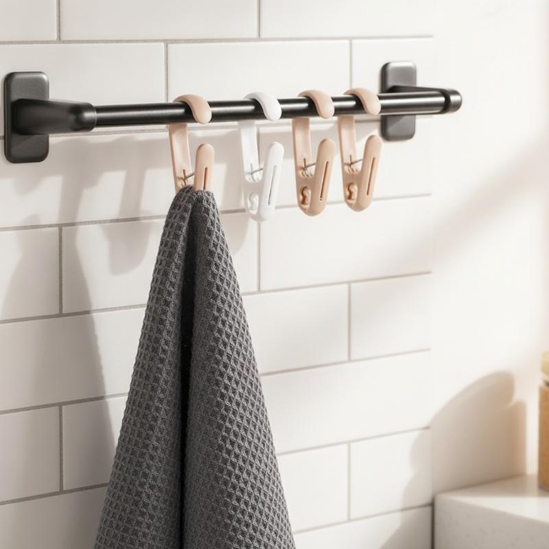 10 Stück Mehrzweck-Hängeklamme – Home Bathroom Supplies Bewertung und Preis