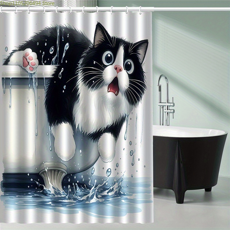 Lustiger Duschvorhang mit spri – Home Bathroom Ideas Bewertung und Preis