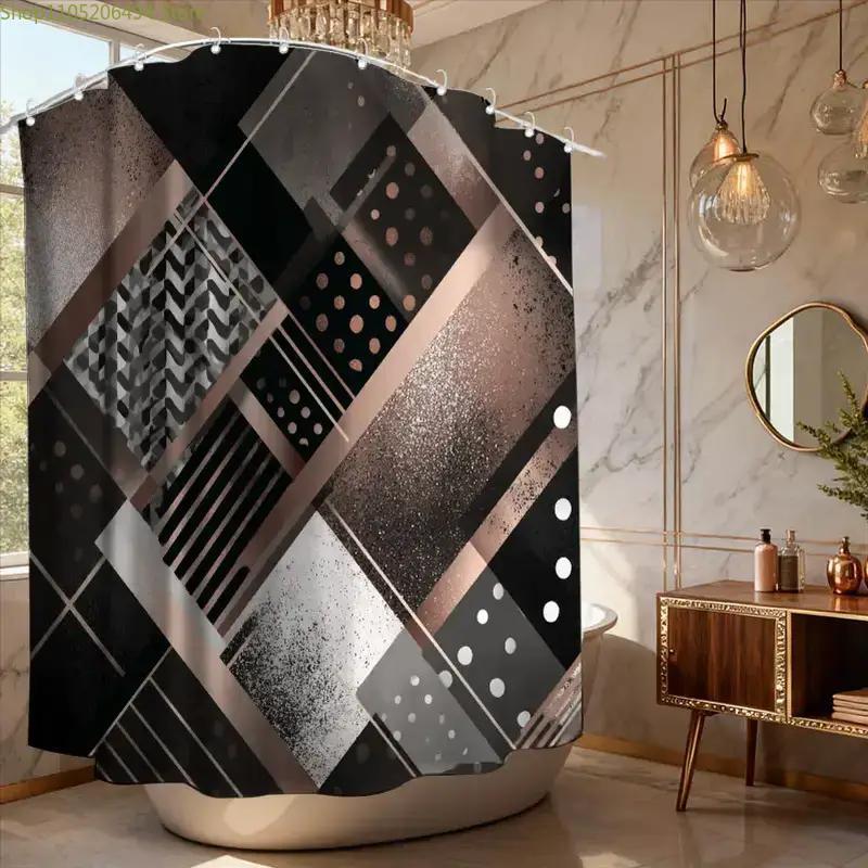 Moderner Geometrischer Abstrak – Home Bathroom Ideas Bewertung und Preis