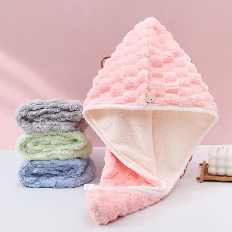 Korallenfleece-Haartrockentuch – Home Bathroom Towels Bewertung und Preis