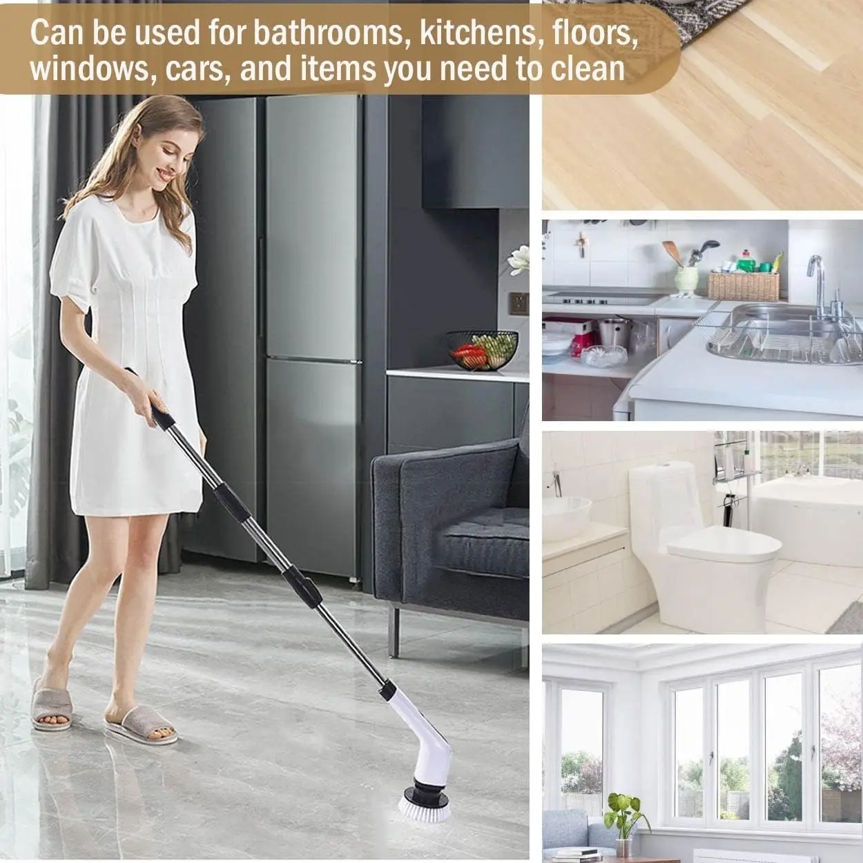 Leistungsstarke Kabellose Elek – Home Bathroom Cleaner Bewertung und Preis