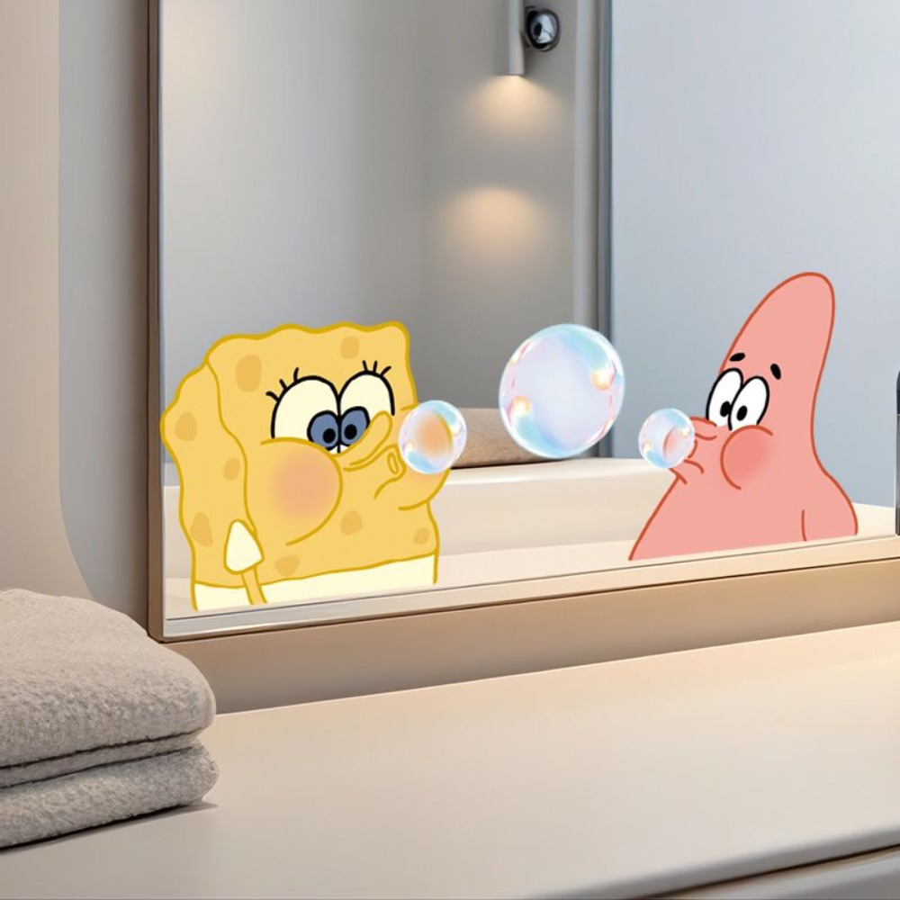 SpongeBob Badezimmerspiegel-Au – Home Bathroom Supplies Bewertung und Preis